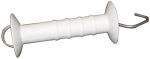 GALLAGHER POWER FENCE, Gallagher G691104 Small Gate Handle, Plastic, White, Galvanized HARDWARE & FARM SUPPLIES GALLAGHER POWER FENCE,