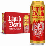 MIDWEST DISTRIBUTION Grim Leafer Peach Iced Tea, 19.2 oz.