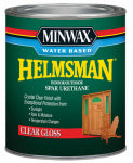 MINWAX Minwax Helmsman 630500444 Spar Varnish, Gloss, Crystal Clear, Liquid, 1 qt, Can PAINT MINWAX