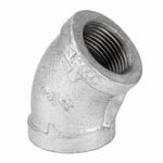 CODA RESOURCES LTD IMP 3/4 In. Galvanized Pipe 45 Degree Elbow PLUMBING, HEATING & VENTILATION CODA RESOURCES LTD IMP