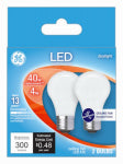 GE GE Industrial Solutions 28392 LED Bulb, General Purpose, 300 Lumens, 4 W, A15 Lamp, E26 Lamp Base, Dimmable, Frosted ELECTRICAL GE