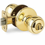 ASSA ABLOY AMERICAS RESIDENTIALINC. Security Polo Entry Lockset, Polished Brass