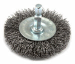FORNEY Forney 72733 Wire Wheel Brush, 2-1/2 in Dia, 0.012 in Dia Bristle TOOLS FORNEY
