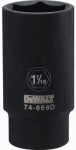 DEWALT DEWALT DWMT74656OSP Impact Socket, 1-1/16 in Socket, 1/2 in Drive, 6-Point, CR-440 Steel, Black Oxide TOOLS DEWALT