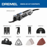 DREMEL MFG CO Multi-Max Oscillating Multipurpose Tool Kit, Variable Speed, MM50-02 TOOLS DREMEL MFG CO