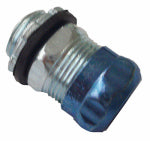 HALEX Halex 62511 EMT Raintight Connector, 1 in Compression, Steel, Each ELECTRICAL HALEX