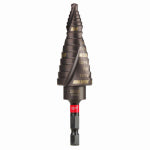 MILWAUKEE ELECTRIC TOOL CORP Shockwave #8 Impact Step Drill Bit, 1/8 - 1 In.