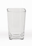 MODA AT HOME ENTERPRISES LTD Optiks Bathroom Tumbler, Clear Acrylic