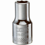 DEWALT DEWALT DWMT86023OSP Drive Hand Socket, 7/32 in Socket, 1/4 in Drive, 6-Point, Steel, Polished Chrome Vanadium TOOLS DEWALT