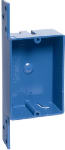 CARLON Carlon B108B-UPC Outlet Box, 8 cu-in, 1-Gang, PVC, Blue, Bracket ELECTRICAL CARLON