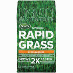 SCOTTS LAWNS Turf Builder Rapid Grass Seed Bermudagrass, 8 Lbs., Covers 10,000 Sq. Ft.