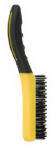 HYDE Hyde 46802 Wire Brush, 4-3/4 in L Brush, 3/4 in W Brush, Carbon Steel Bristle, Black Bristle, Shoe Handle PAINT HYDE