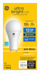 GE GE 93129364 LED Bulb, A21 Lamp, 150 W Equivalent, GU24 Lamp Base, Dimmable, Soft White Light, 2700 K Color Temp ELECTRICAL GE