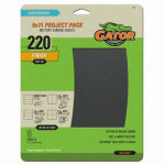 GATOR Gator SilicaCut 4474 Sanding Sheet, 11 in L, 9 in W, 220 Grit, Extra Fine, Silicon Carbide Abrasive PAINT GATOR
