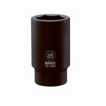 STANLEY TOOLS Metric Deep Impact Socket, 6-Point, 3/4 In. Drive, 35mm TOOLS STANLEY TOOLS