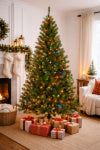 NATIONAL TREE CO-IMPORT 6' carlton hinged tree with 220 dual color led lights-ul/cul HOLIDAY & PARTY SUPPLIES NATIONAL TREE CO-IMPORT