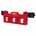 MILWAUKEE ELECTRICAL TO Milwaukee PACKOUT 48-22-8603 Tool Box Battery Rack Attachment, 3-Compartment, ABS/Polycarbonate, Black/Red TOOLS MILWAUKEE ELECTRICAL TO