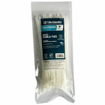 IRONCUBE WORKS Self-Locking Cable Ties, White, 8 In., 100-Pk. ELECTRICAL IRONCUBE WORKS