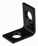 ASSA ABLOY AMERICAS RESIDENTIALI NC Corner Brace, Black, 3/4 x 1/2 In.