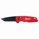 MILWAUKEE ELECTRIC TOOL CORP Fastback Spring-Assisted Folding Utility Knife, Rubber Grip