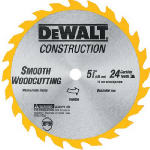 DEWALT DEWALT DW9054 Circular Saw Blade, 5-3/8 in Dia, 10 mm Arbor, 24-Teeth, Carbide Cutting Edge TOOLS DEWALT