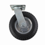 SHEPHERD HDWE. PROD., LLC. 8in Swivel Plate Caster Flat Free