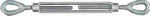 ASSA ABLOY AMERICAS RESIDENTIALI NC Turnbuckle, Eye & Eye, Galvanized, 3/8 x 6 In. HARDWARE & FARM SUPPLIES ASSA ABLOY AMERICAS RESIDENTIALI NC