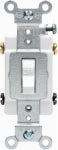 LEVITON MFG CO WHT 2-POLE GRND SWITCH