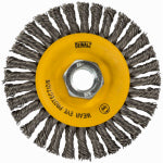 DEWALT DEWALT HP Series DW49202B Wire Wheel, 6 in Dia, 5/8-11 in Arbor/Shank TOOLS DEWALT