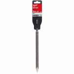 MILWAUKEE Milwaukee 48-62-6010 Bull Point Chisel, 13-1/2 in OAL, Steel Blade TOOLS MILWAUKEE