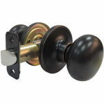 TAIWAN FU HSING INDUSTRIAL CO Mushroom Passage Lockset, Aged Bronze