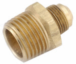 ANDERSON METALS CORP Space Heater Flare, Half Union Brass, 3/8 Tube to 3/8 In. MP PLUMBING, HEATING & VENTILATION ANDERSON METALS CORP