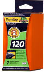 GATOR Gator 7305 Sanding Sponge, 5 in L, 3 in W, 120 Grit, Fine, Aluminum Oxide Abrasive PAINT GATOR