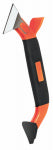ALLWAY TOOLS ALLWAY CT31 Caulk Tool, 9-11/16 in L, 3-13/16 in W, Plastic/Stainless Steel, Black/Red PAINT ALLWAY TOOLS