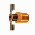 MILTON INDUSTRIES Compressor Tank Drain Cock, 3/8 In. NPT