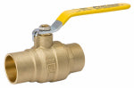 B & K INDUSTRIES B & K 107-855NL Ball Valve, 1 in Connection, Compression, 600/125 psi Pressure, Manual Actuator, Brass Body PLUMBING, HEATING & VENTILATION B & K INDUSTRIES