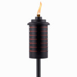 LAMPLIGHT FARMS Horizon Metal Garden Torch, Adjustable Height to 65 In., 2-Pk. LAWN & GARDEN LAMPLIGHT FARMS