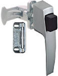 ASSA ABLOY AMERICAS RESIDENTIALI NC Screen & Storm Door Latch, Push-Button, Aluminum HARDWARE & FARM SUPPLIES ASSA ABLOY AMERICAS RESIDENTIALI NC