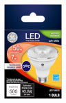 GE GE 38439 Replacement LED Bulb, Flood, Spotlight, PAR20 Lamp, 50 W Equivalent, E26 Lamp Base, Dimmable, Clear ELECTRICAL GE