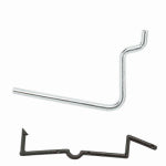 ASSA ABLOY AMERICAS RESIDENTIALI NC Pegboard Angle Hook, 1/8 In. Rod, Galvanized Steel, 2-1/2 In., 6-Pk. HARDWARE & FARM SUPPLIES ASSA ABLOY AMERICAS RESIDENTIALI NC