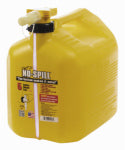 NO SPILL LLC Diesel Can, View Window, CARB Compliant, Yellow, 5 Gallons AUTOMOTIVE NO SPILL LLC