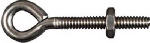 ASSA ABLOY AMERICAS RESIDENTIALI NC Eye Bolt With Hex Nut, Stainless Steel, 3/16 x 2 In. HARDWARE & FARM SUPPLIES ASSA ABLOY AMERICAS RESIDENTIALI NC