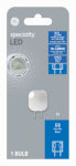 GE GE 93129078 Specialty LED Bulb, T4 Lamp, G8 Flat Pin Lamp Base, No, 3000 K Color Temp ELECTRICAL GE