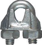 ASSA ABLOY AMERICAS RESIDENTIALI NC Wire Cable Clamp, Zinc, 3/16 In.