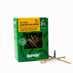 SPAX #9 x 3-1/4" Interior Flat Head Wood Screws Construction Torx T-Star Plus (89 EA) 1 LB