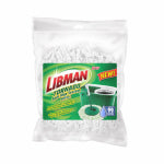 THE LIBMAN COMPANY Libman Tornado 1284 Spin Mop Refill, Snap-On, Microfiber, Green/White CLEANING & JANITORIAL SUPPLIES THE LIBMAN COMPANY