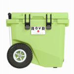 ROVR PRODUCTS RollR 45 Quart Wheeled Hard Cooler with Telescopic Handle (MATCHA) OUTDOOR LIVING & POWER EQUIPMENT ROVR PRODUCTS