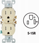 LEVITON MFG CO IV DUPLEX TAMPER OUTLET