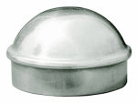 MIDWEST AIR TECHNOLOGIES Chain Link Fence Post Cap, Aluminum, 1-5/8 In.