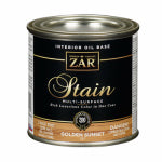 ZAR ZAR 12706 Wood Stain, Golden Sunset, Liquid, 0.5 pt, Can PAINT ZAR